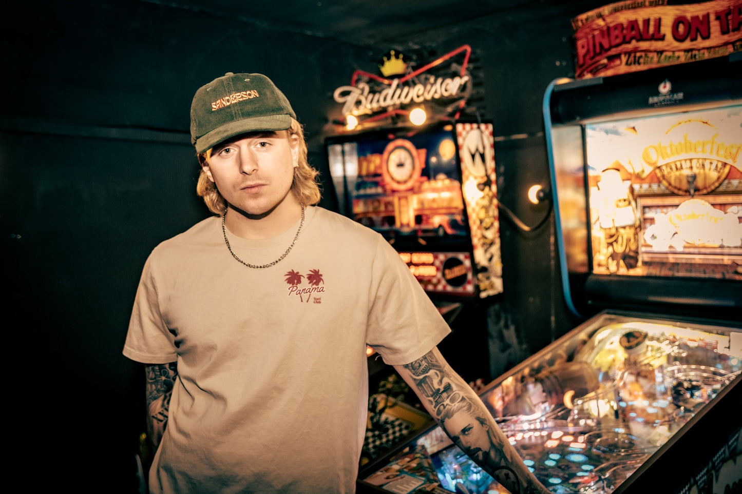 Sanderson Corduroy Cap - Green